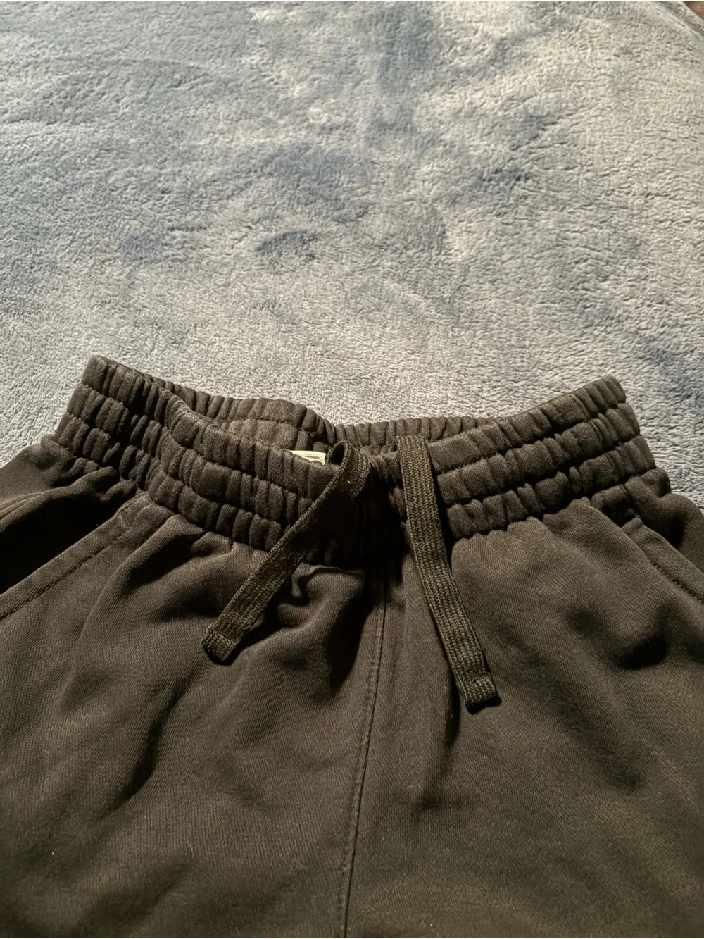 Nike Kids Black Fleece Shorts with Elastic Waist